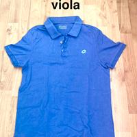 Polo lotto viola