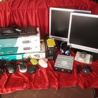 lotto componentistica ed accessori per computer