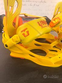 Attacchi tavola snowboard Union Flite sunset