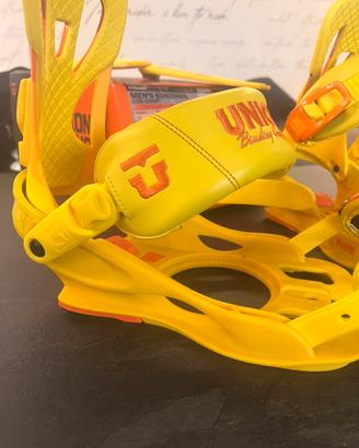 Attacchi tavola snowboard Union Flite sunset