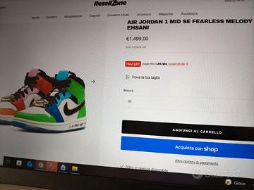 Scarpe Nike air Jordan limited usate