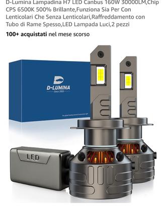 H7 D-LUMINA LED COPPIA  30000 LM