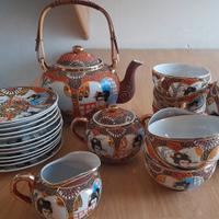 Servizio da tè/caffè vintage giapponese "Eggshell"