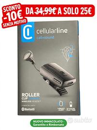 NUOVO ma SCONTO -10€! Cellularline Roller Clip