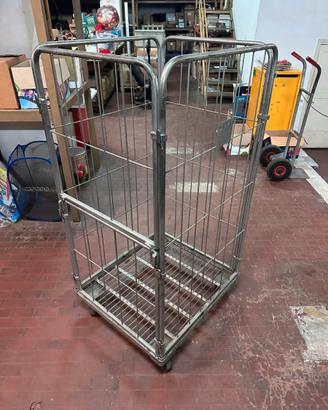 Carrello roll in acciaio
