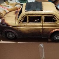 cinquecento in metallo soprammobile nuova