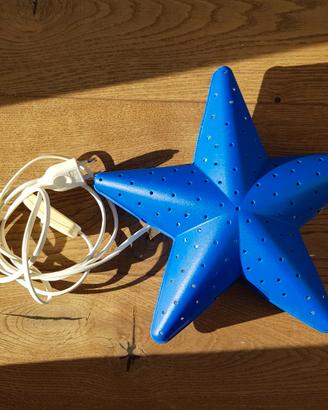 Lampada Ikea Smila Stjarna Stella Blu