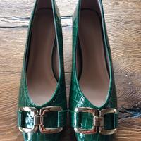 Scarpe vernice verde NUOVE 40 sconto -74%