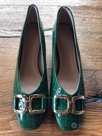 Scarpe vernice verde NUOVE 40 sconto -74%