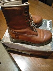 Timberland scarponcini in cuoio testa di moro