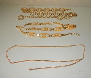 CINTURE in metallo donna set 3 pezzi, tutto a 15€