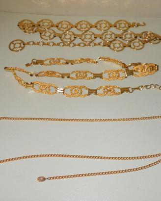 CINTURE in metallo donna set 3 pezzi, tutto a 15€