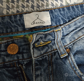 jeans Berna strappati con toppe tg 44