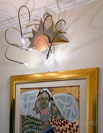 Lampada Lucifero Illuminazione Half Hall in rame