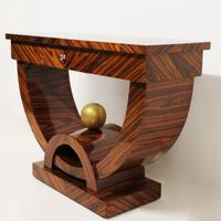 Consolle Stile Dèco - 1980 - mogano