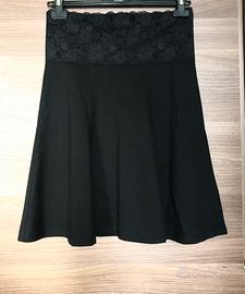 Gonna nera a ruota 42/44 Italiana