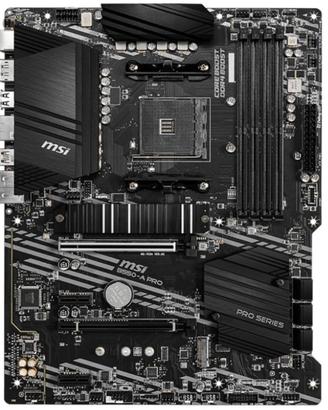 MSI B550-A PRO + Ryzen 5 5600X kit DDR4 senza RAM