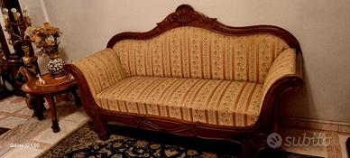 Divano Luigi Filippo metà secolo XIX