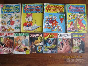 Fumetti vari dal 1961 al 1976