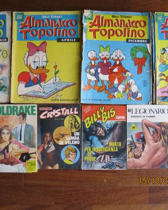 Fumetti vari dal 1961 al 1976