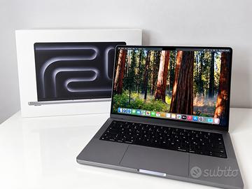 MacBook Pro 2021 M1 Pro 14” Apple Garanzia Laptop