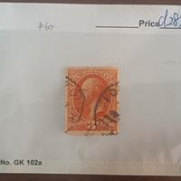 Francobollo Stati Uniti del 1880 Usato Scott 214