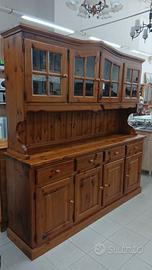 credenza 4 ante in legno massello