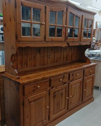 credenza 4 ante in legno massello