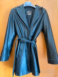 Cappotto vera pelle combipel