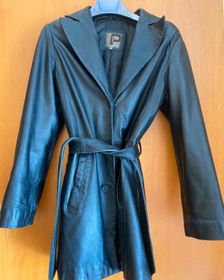 Cappotto vera pelle combipel