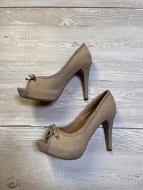 Scarpe tacco beige / numero 36