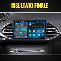 Peugeot 308/S autoradio android 9pol. KIT COMPLETO