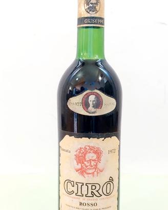 Vino Cirò Rosso 1972 Giuseppe Lucà Collezione
