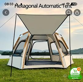 tenda da campeggio per 3 - 4 persone 