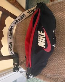 Marsupio Nike Air Heritage Unisex - Nero e Rosso