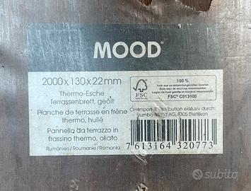 Pannelli da terrazzo Frassino trattato