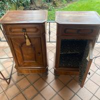 comodini + madie legno antichi