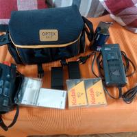 videocamera + accessori 