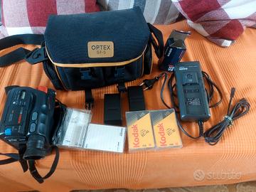 videocamera + accessori 