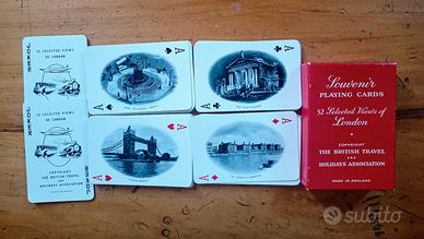PLAYING CARDS 52 SELECTED VIEWS OF LONDON-Vintage