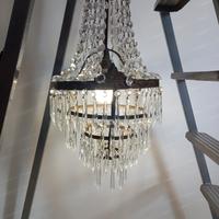 lampadario vintage restaurato stile impero 