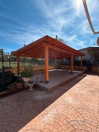 Tettoie in legno e pergole