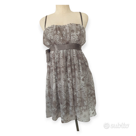 Abitino romantico con corpetto impero Tg 42