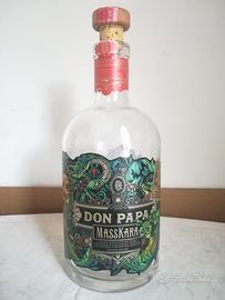 Don Papa Masskara Rum bottiglia vuota