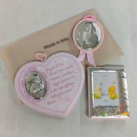 Set lotto tris di regali per culla bambina neonati