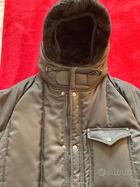 giaccone uomo nero, tipo PARKA