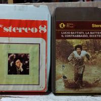 Lotto di 4 musicassette originali stereo 8