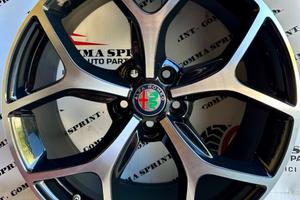 4 CERCHI IN LEGA ORIG RAGGIO 19 ALFA ROMEO STELVIO