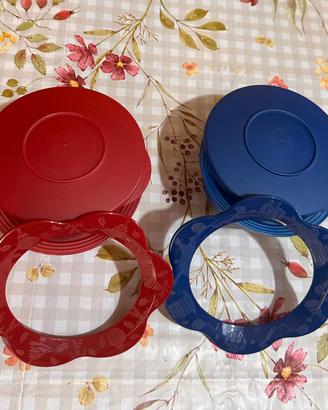 Set 2 ciotole decorate Tupperware 