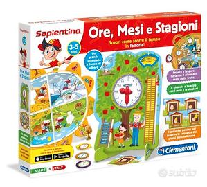 Gioco Sapientino ore, mesi, stagioni